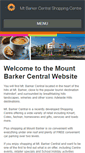 Mobile Screenshot of mountbarkercentral.com.au